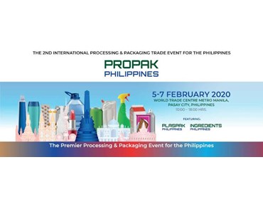 PROPAK PHILIPPINES 2020 - ведущая выставка перерабатывающей и упаковочной техгологии для пищевого производства.
