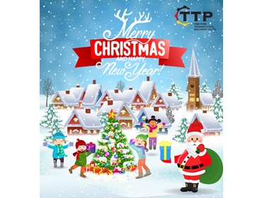 Merry Christmas and Happy New Year from Tien Tuan Machinery!